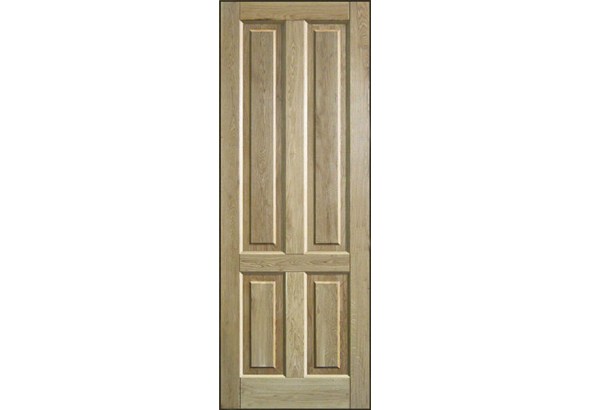 Дверь деревянная межкомнатная из массива бессучкового дуба, Серия 4